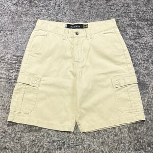 Vintage Levi's SilverTab Cargo Shorts Mens 31 Khakis Cream Y2K Skater Baggy